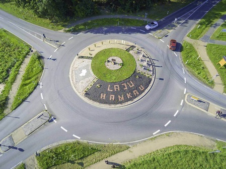 Kreisel Luftbild Luftaufnahmen in Hankensbüttel