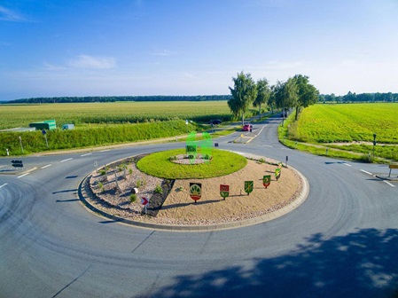 Luftaufnahmen, Drohnenfotografie Kreisel in Hankensbüttel Luftbild