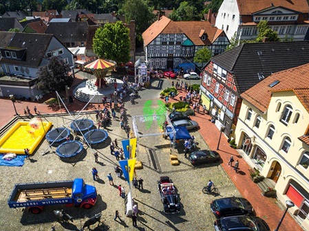 Luftaufnahme Wittingen Sommerfest
