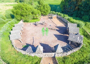 Robin Hood Castell Luftaufnahmen Bad Bodenteich