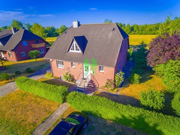 Immobilien Luftbild bei Gifhorn aufgenommen.